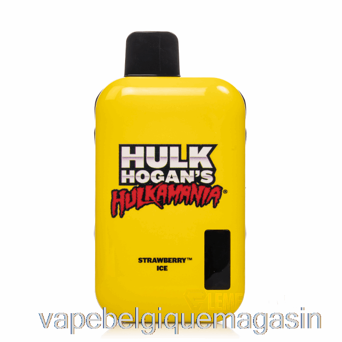 Vape Jetable Hulk Hogan Hulkamania 8000 Glace à La Fraise Jetable